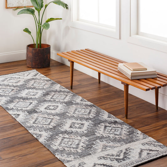 Alyssa AYS-2302 8ft Runner Handmade Recyled Runner Rug