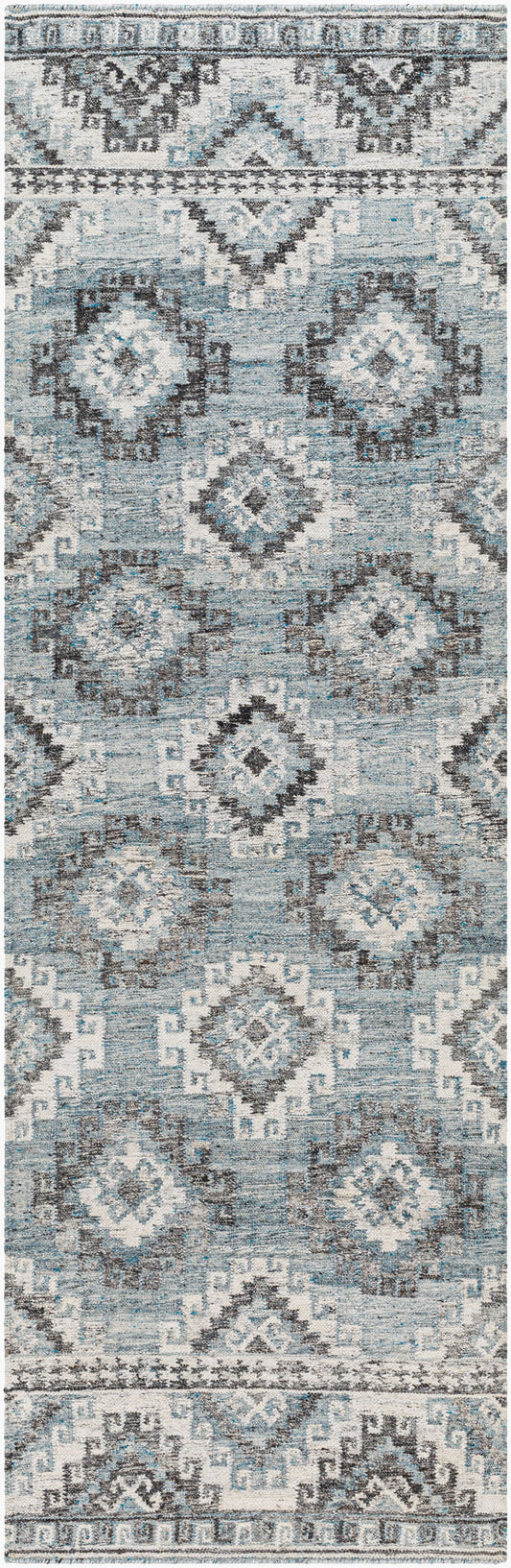 Alyssa AYS-2304 8ft Runner Handmade Recyled Runner Rug