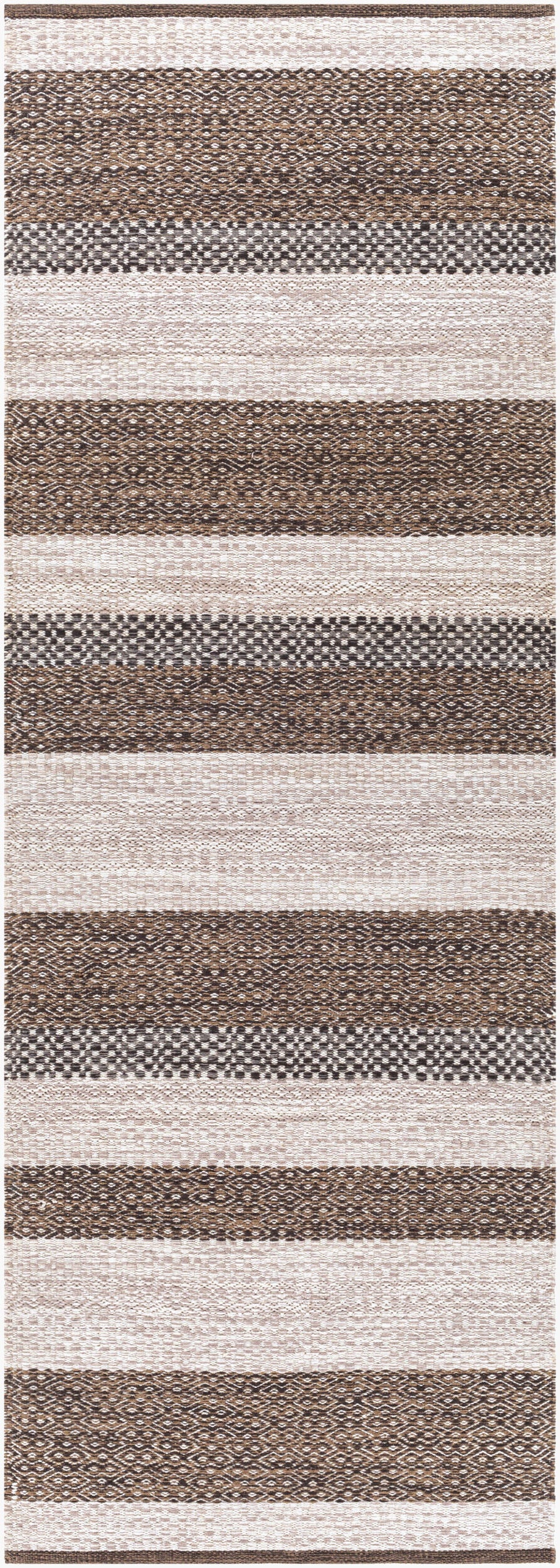 Azalea AZA-2328 8ft Runner Handmade Recyled Runner Rug