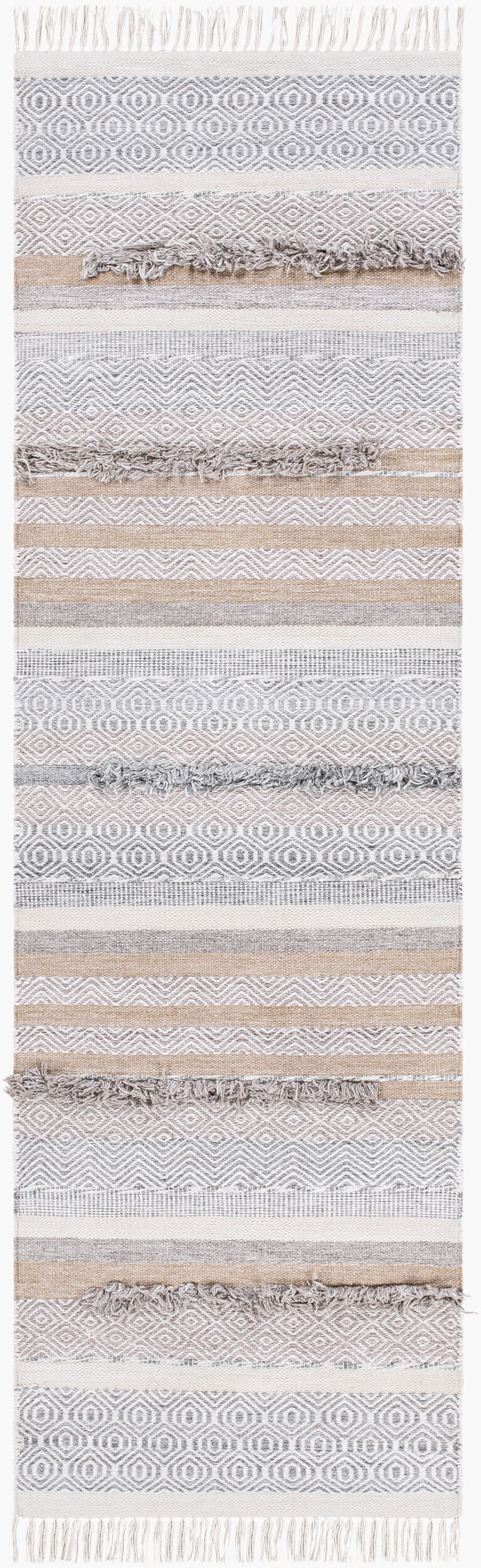 Azalea AZA-2330 8ft Runner Handmade Recyled Runner Rug