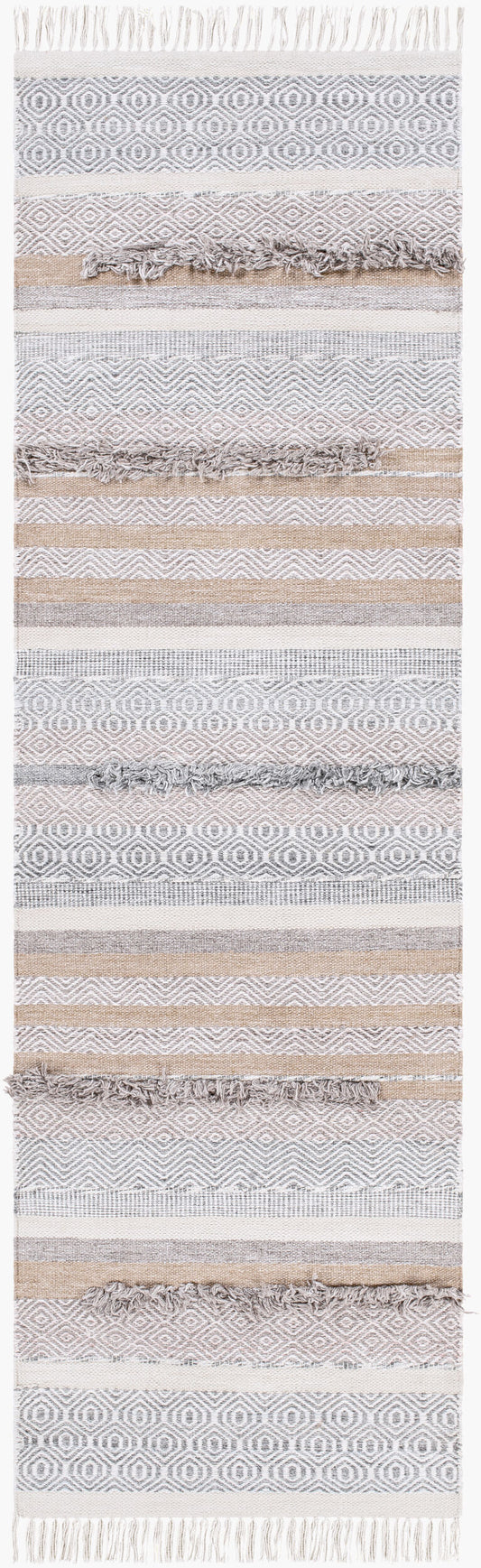 Azalea AZA-2330 8ft Runner Handmade Recyled Runner Rug