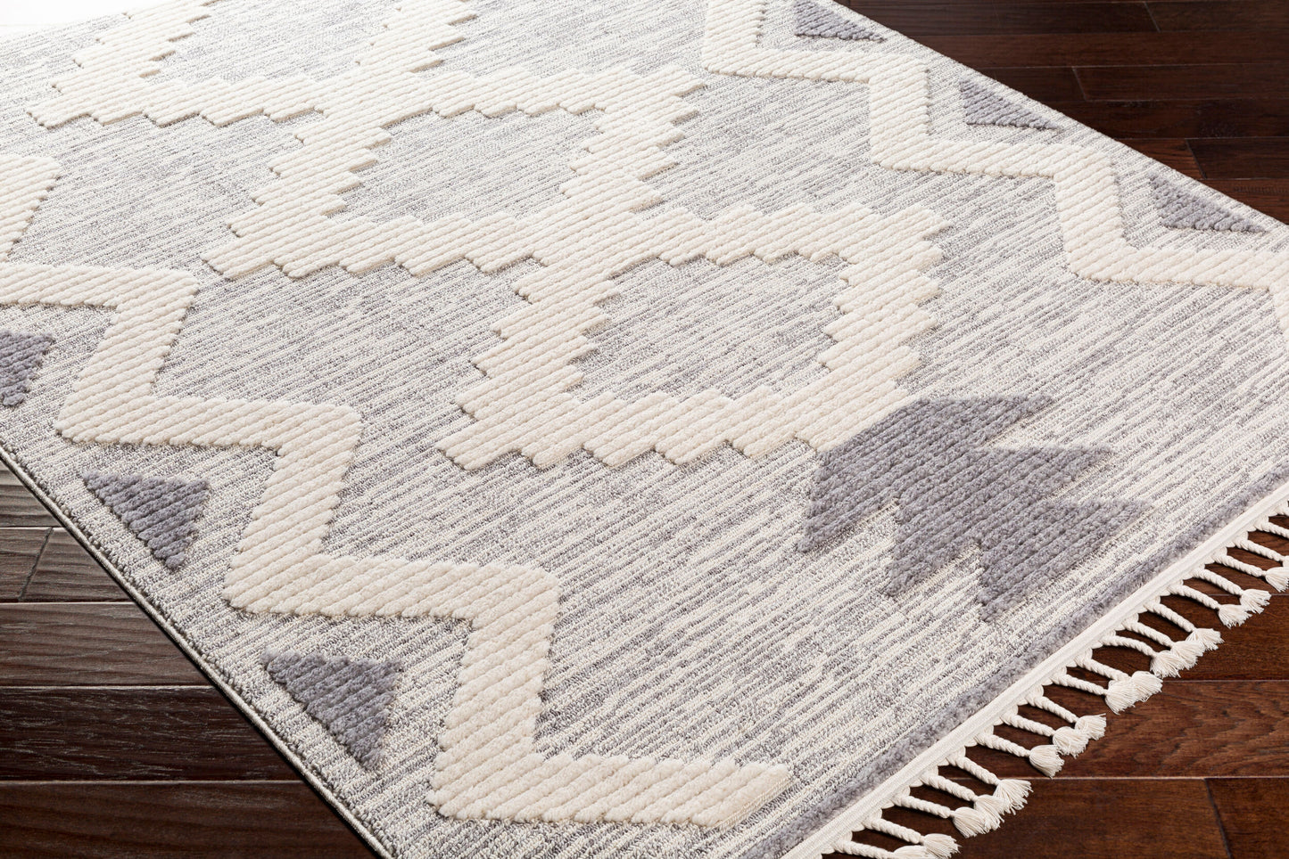 Azilal AZI-2302 2' x 3' Machine Woven Accent Rug