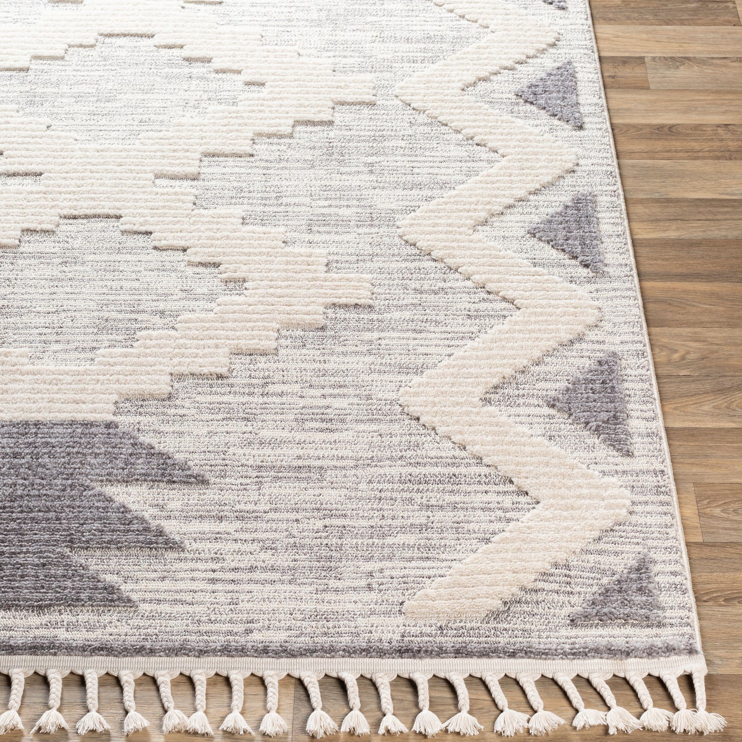 Azilal AZI-2302 2' x 3' Machine Woven Accent Rug