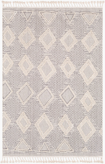 Azilal AZI-2305 5' x 7' Machine Woven Area Rug