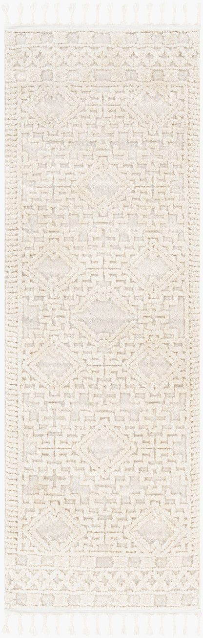 Azilal AZI-2312 7ft Runner Machine Woven Runner Rug