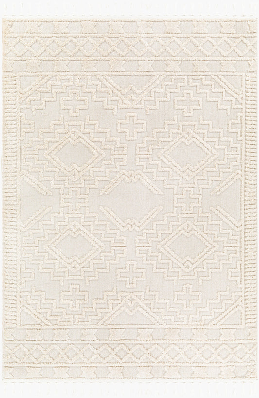Azilal AZI-2312 5' x 7' Machine Woven Area Rug