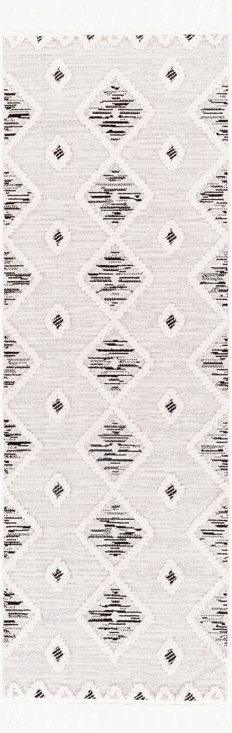 Azilal AZI-2313 7ft Runner Machine Woven Runner Rug