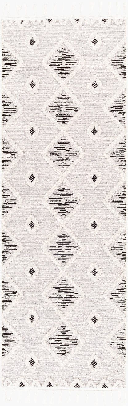 Azilal AZI-2313 7ft Runner Machine Woven Runner Rug