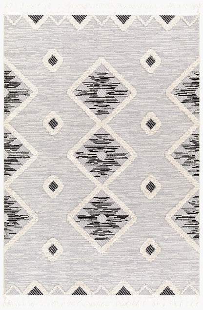 Azilal AZI-2313 6' x 9' Machine Woven Area Rug