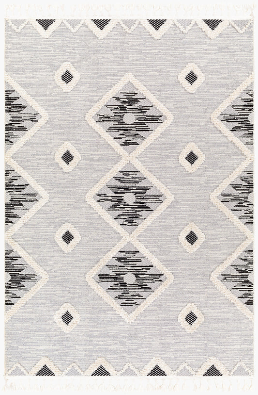 Azilal AZI-2313 6' x 9' Machine Woven Area Rug