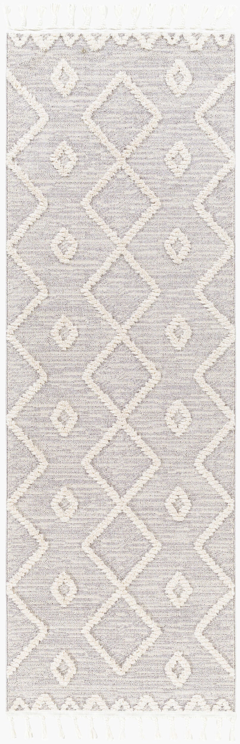Azilal AZI-2314 7ft Runner Machine Woven Runner Rug