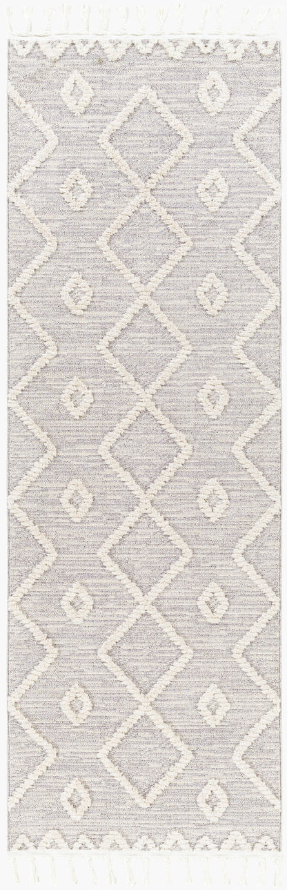 Azilal AZI-2314 7ft Runner Machine Woven Runner Rug