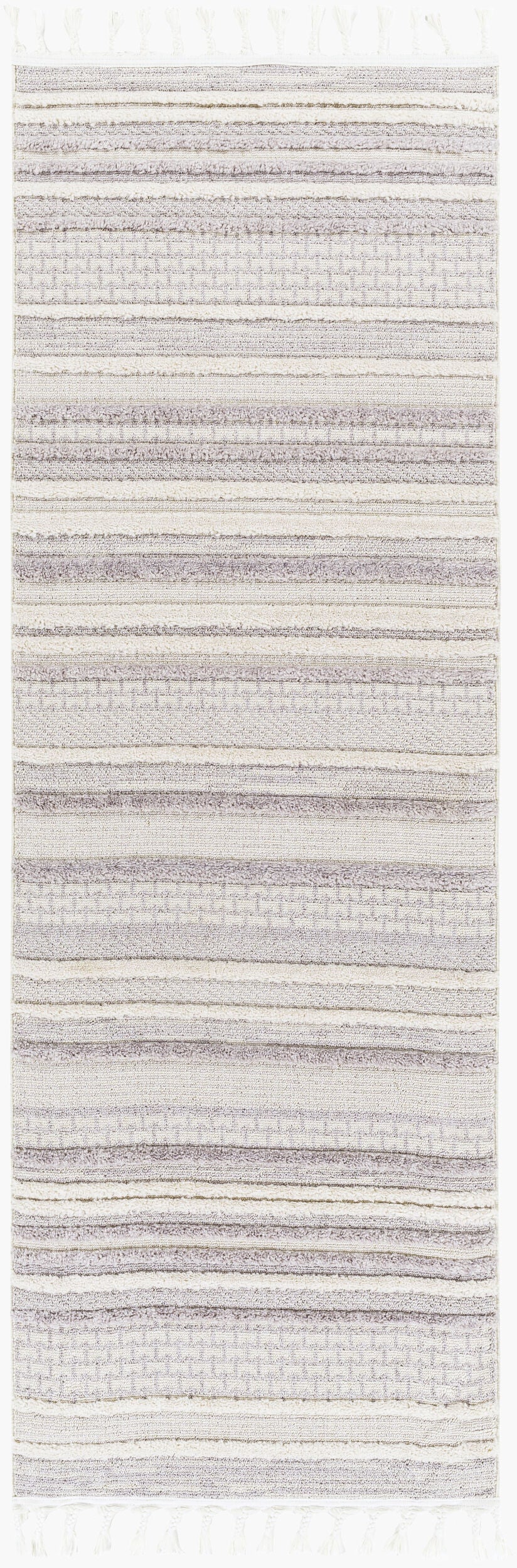 Azilal AZI-2316 7ft Runner Machine Woven Runner Rug
