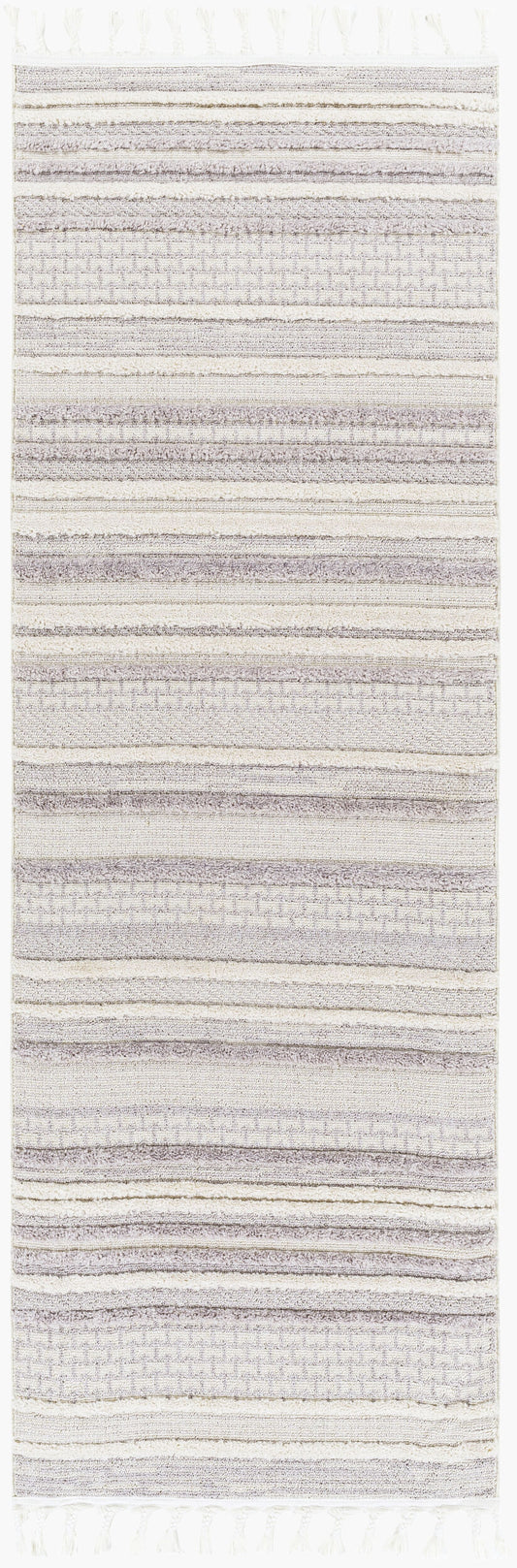 Azilal AZI-2316 7ft Runner Machine Woven Runner Rug