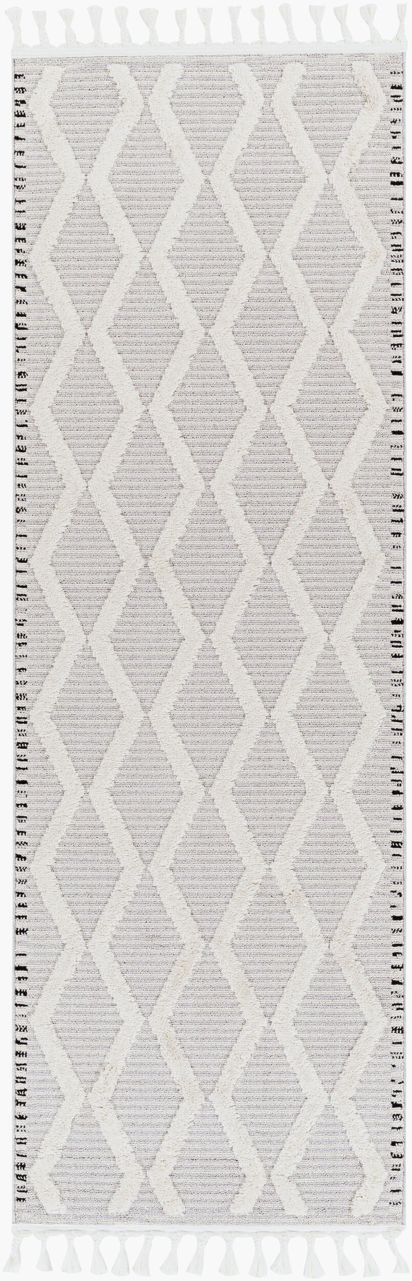 Azilal AZI-2317 7ft Runner Machine Woven Runner Rug