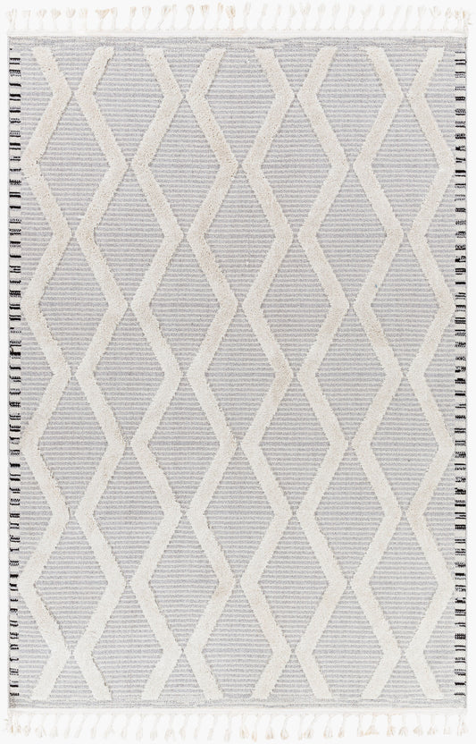 Azilal AZI-2317 8' x 10' Machine Woven Area Rug
