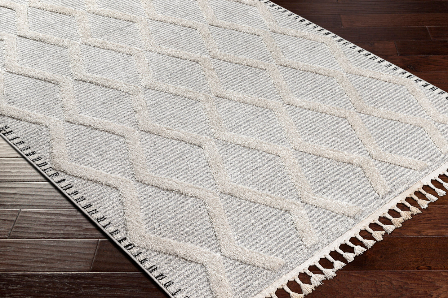 Azilal AZI-2317 7ft Runner Machine Woven Runner Rug
