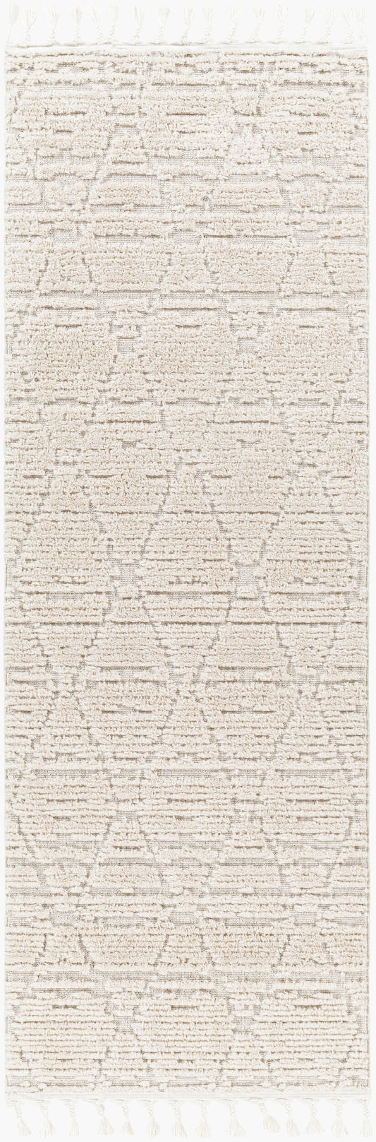 Azilal AZI-2318 7ft Runner Machine Woven Runner Rug