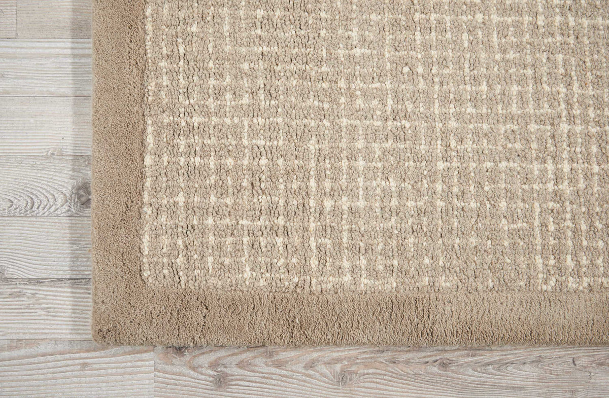 River Brook KI809 Taupe/Ivory Tufted Rug