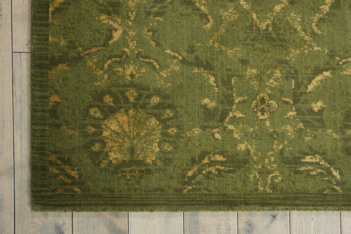 Silken Allure SLK03 Light Green Loomed Rug