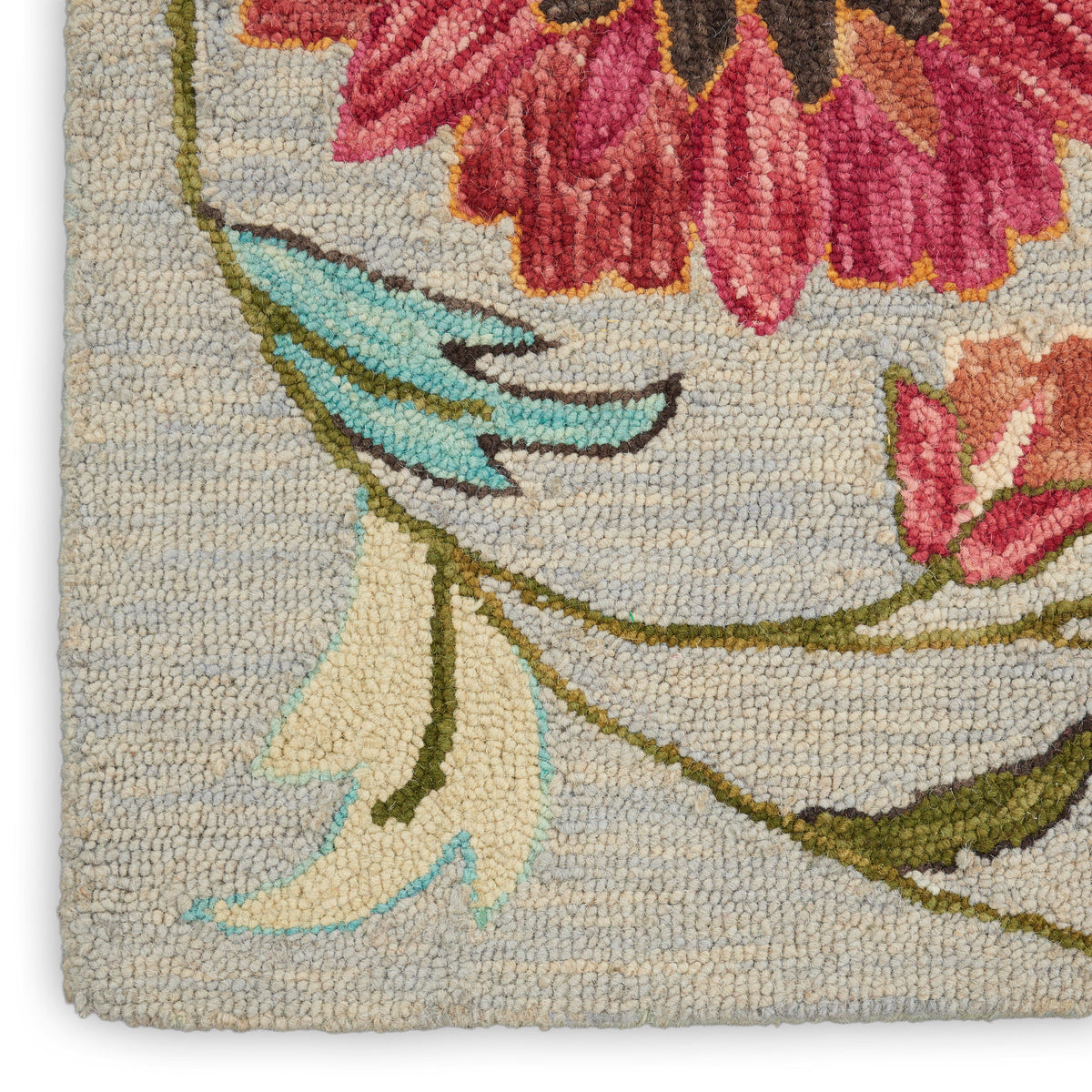 Bahari BAH04 Grey Multicolor Tufted Rug