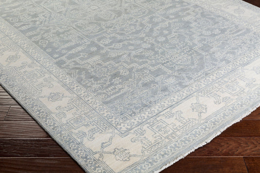 Alfombra decorativa de lana hecha a mano Bala BAA-5000 de 2' x 3'