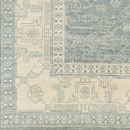 Alfombra decorativa de lana hecha a mano Bala BAA-5000 de 2' x 3'