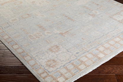 Alfombra decorativa de lana hecha a mano Bala BAA-5002 de 2' x 3'