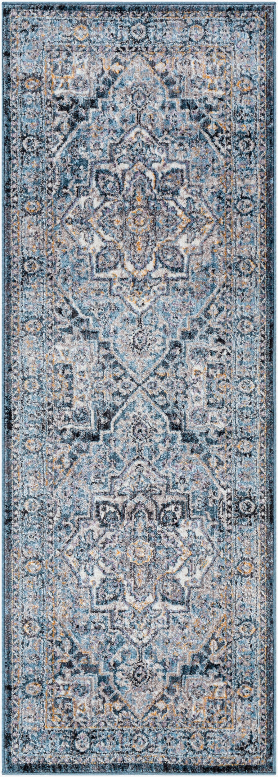 Babel BAB-2301 7ft Runner Machine Woven Runner Rug