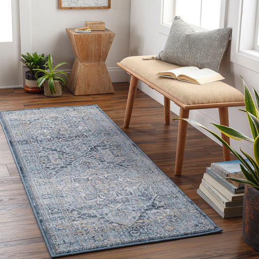 Babel BAB-2301 7ft Runner Machine Woven Runner Rug