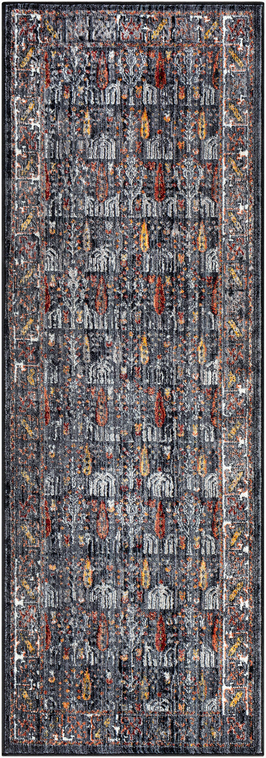 Alfombra de corredor tejida a máquina Babel BAB-2307 de 2,13 m