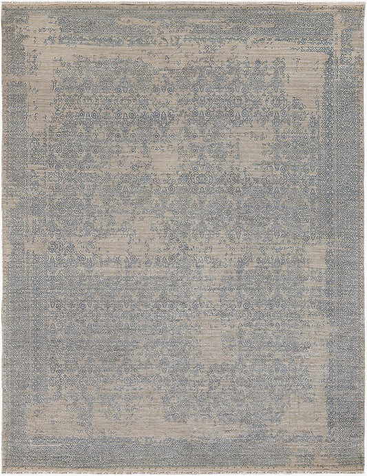 Bayburt BAY-1750 2' x 3' Handmade Silk Accent Rug
