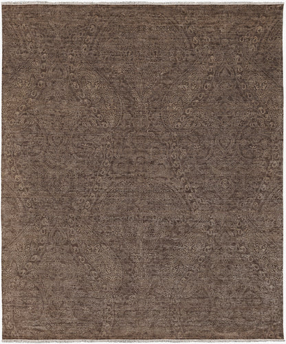 Bayburt BAY-1753 2' x 3' Handmade Silk Accent Rug