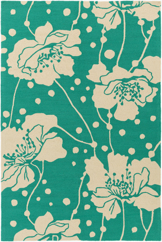 Alfombra para interior y exterior hecha a mano Bondi Beach BBC-2005 de 2,7 x 3,6 m