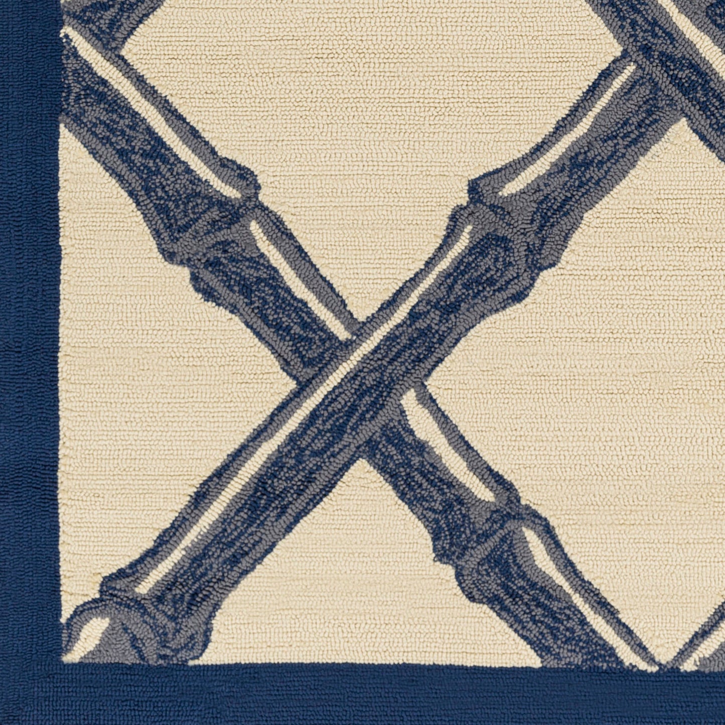 Alfombra para interior y exterior hecha a mano, Bondi Beach BBC-2016, 2,44 m x 3,05 m