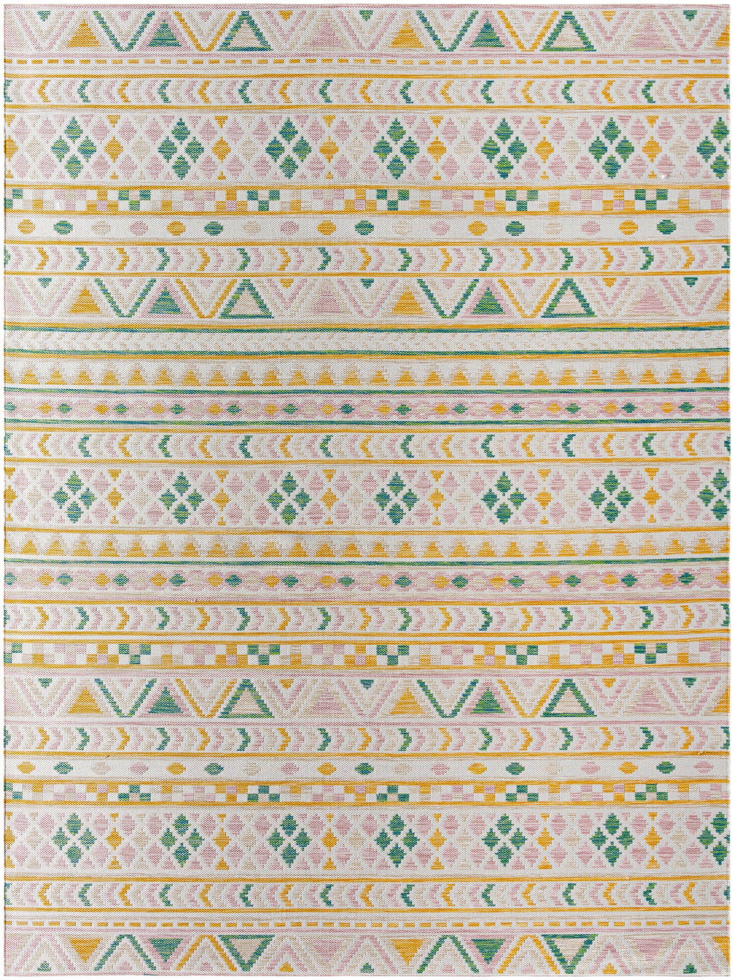 Alfombra Barbados BBD-2300 de 1,52 m x 2,13 m, tejida a máquina, para interior y exterior