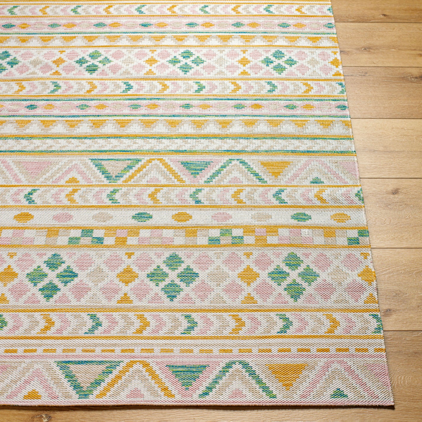 Alfombra Barbados BBD-2300 de 1,52 m x 2,13 m, tejida a máquina, para interior y exterior