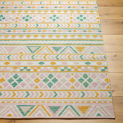 Alfombra Barbados BBD-2300 de 1,52 m x 2,13 m, tejida a máquina, para interior y exterior