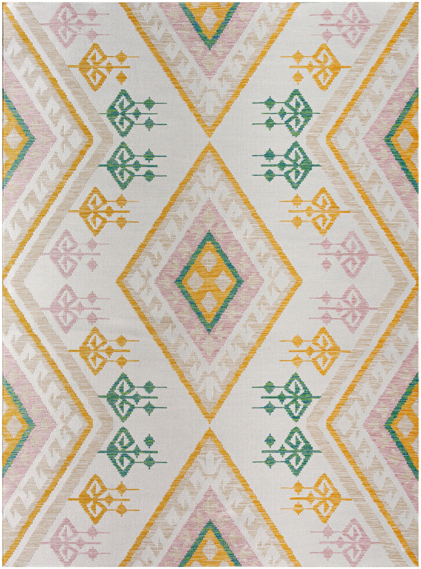 Alfombra Barbados BBD-2307 de 1,52 m x 2,13 m, tejida a máquina, para interior y exterior