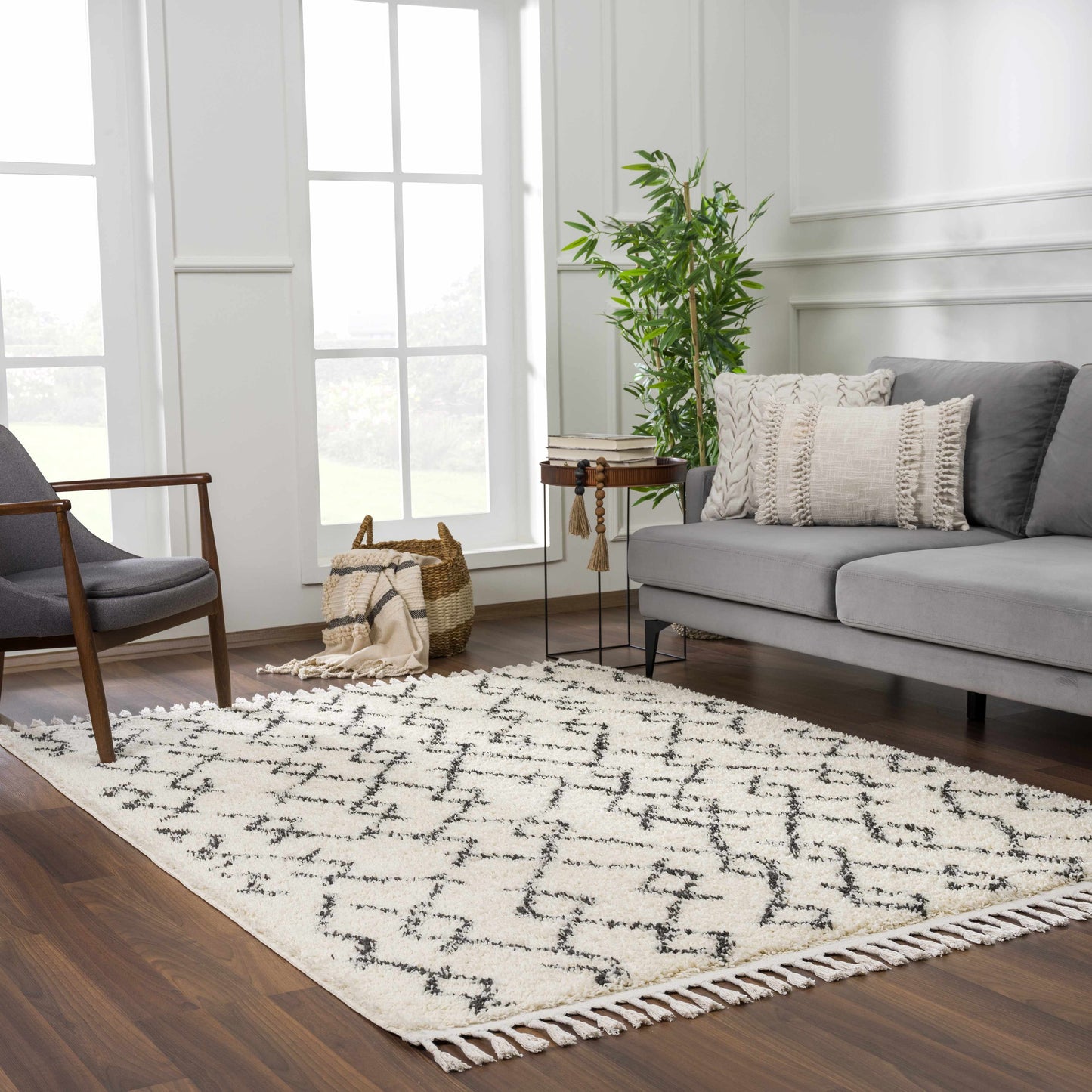 Berber Shag BBE-2301 Machine Woven Rug