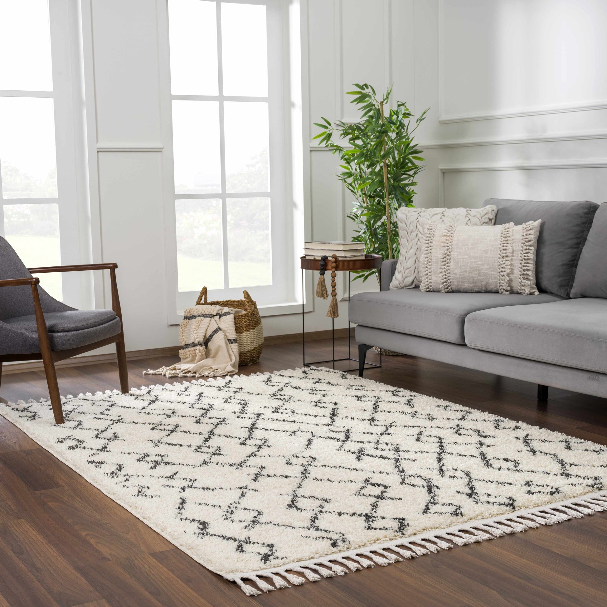 Berber Shag BBE-2301 Machine Woven Rug