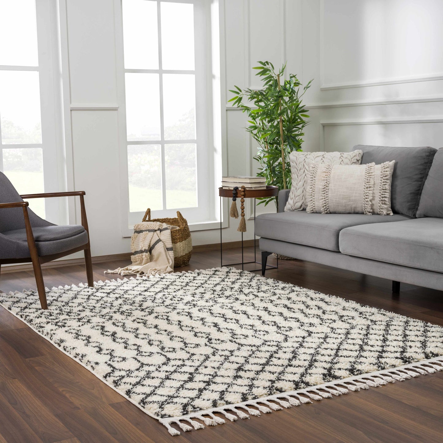 Berber Shag BBE-2309 Machine Woven Rug