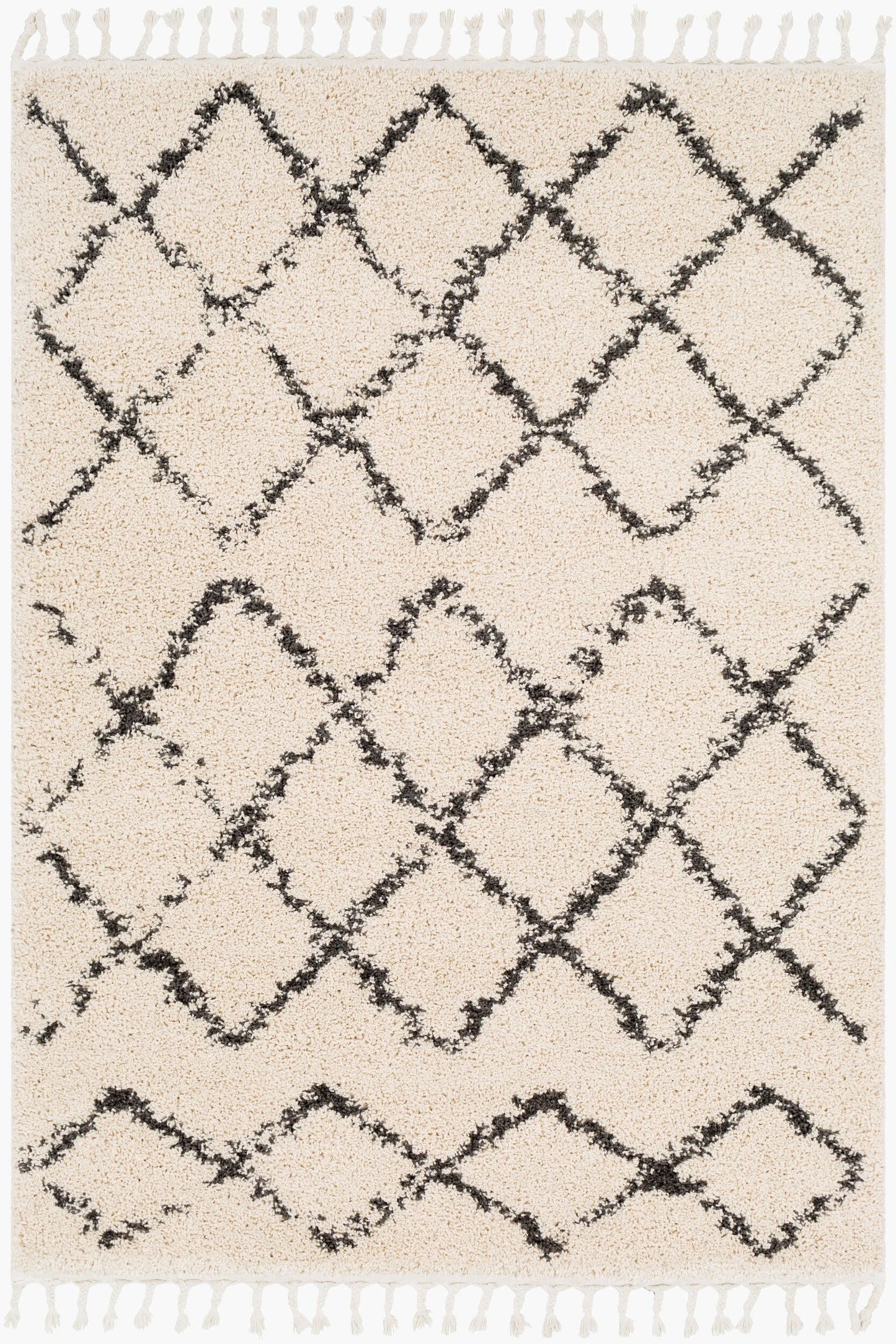 Berber Shag BBE-2300 3'11" x 5'7" Machine Woven Accent Rug