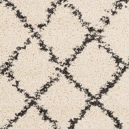 Berber Shag BBE-2300 8ft Square Machine Woven Area Rug