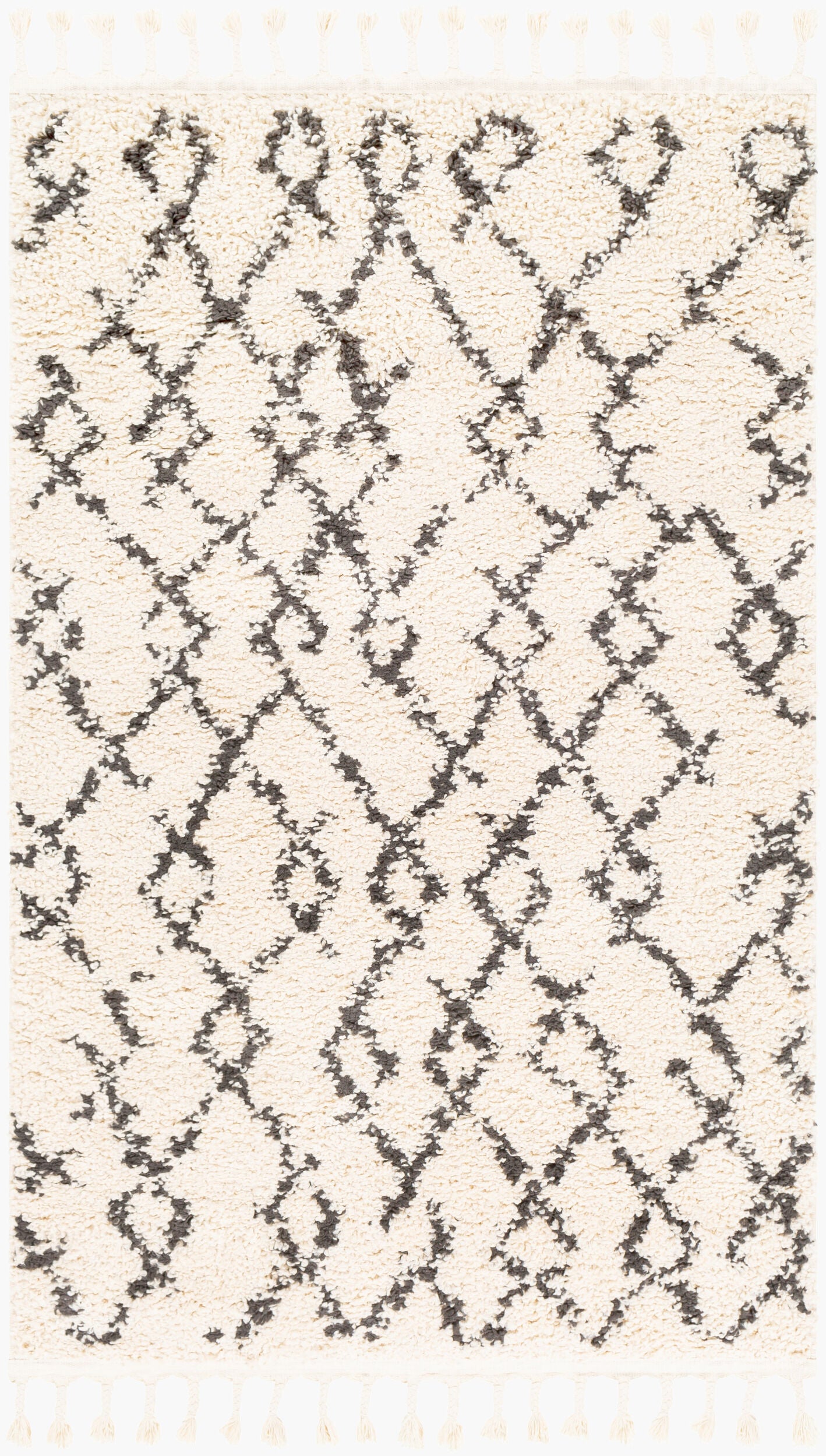 Berber Shag BBE-2301 3'1" x 4'11" Machine Woven Accent Rug