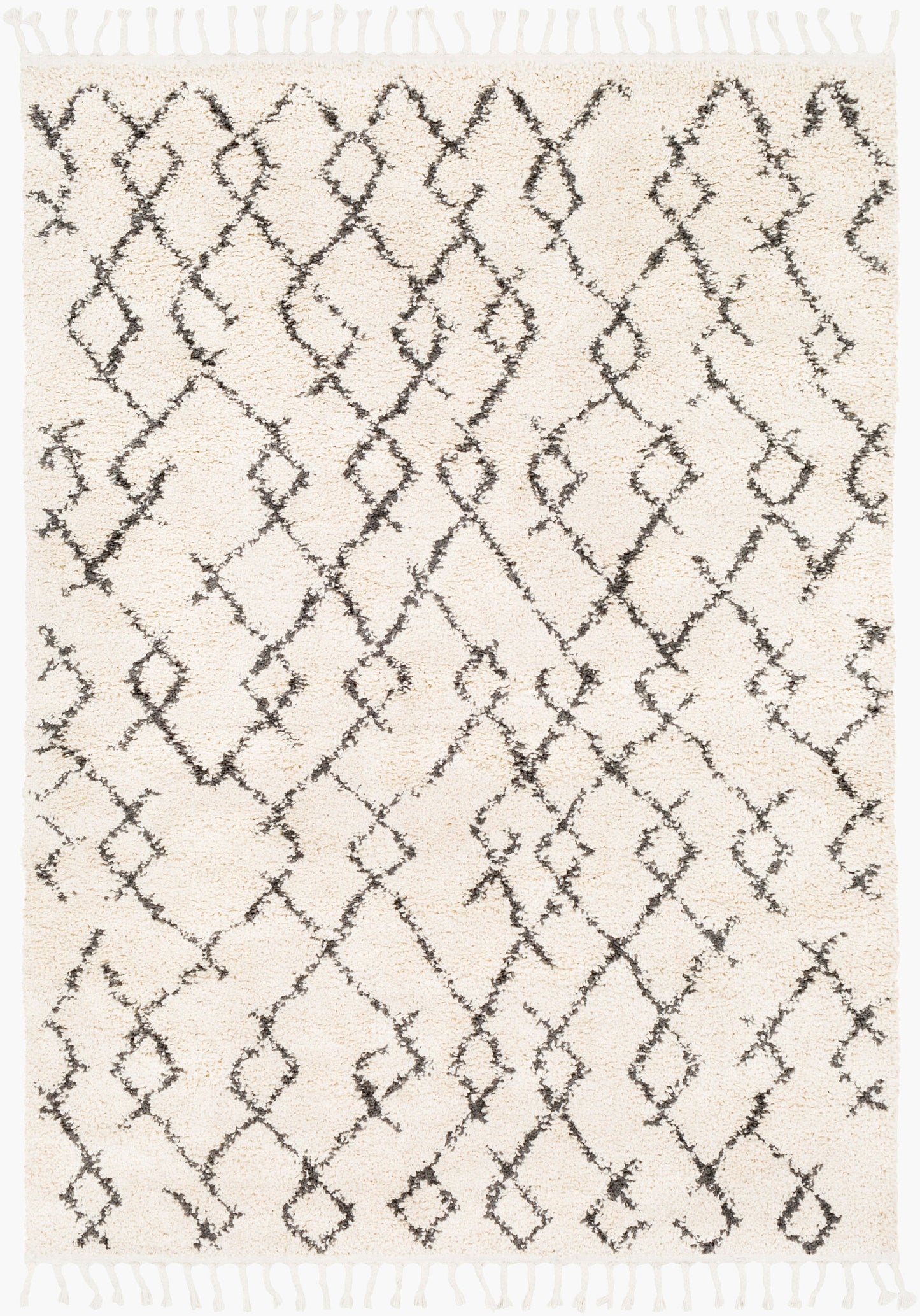 Berber Shag BBE-2301 2' x 3' Machine Woven Accent Rug
