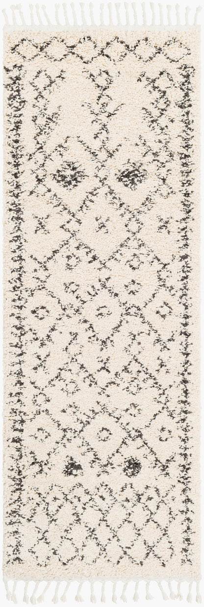 Berber Shag BBE-2302 7ft Runner Machine Woven Runner Rug