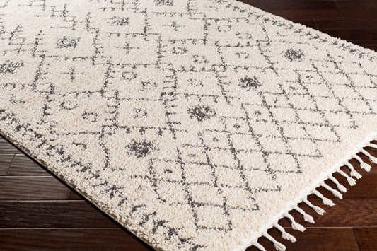 Berber Shag BBE-2302 8ft Square Machine Woven Area Rug