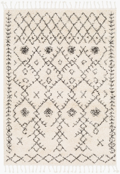 Berber Shag BBE-2302 2' x 3' Machine Woven Accent Rug