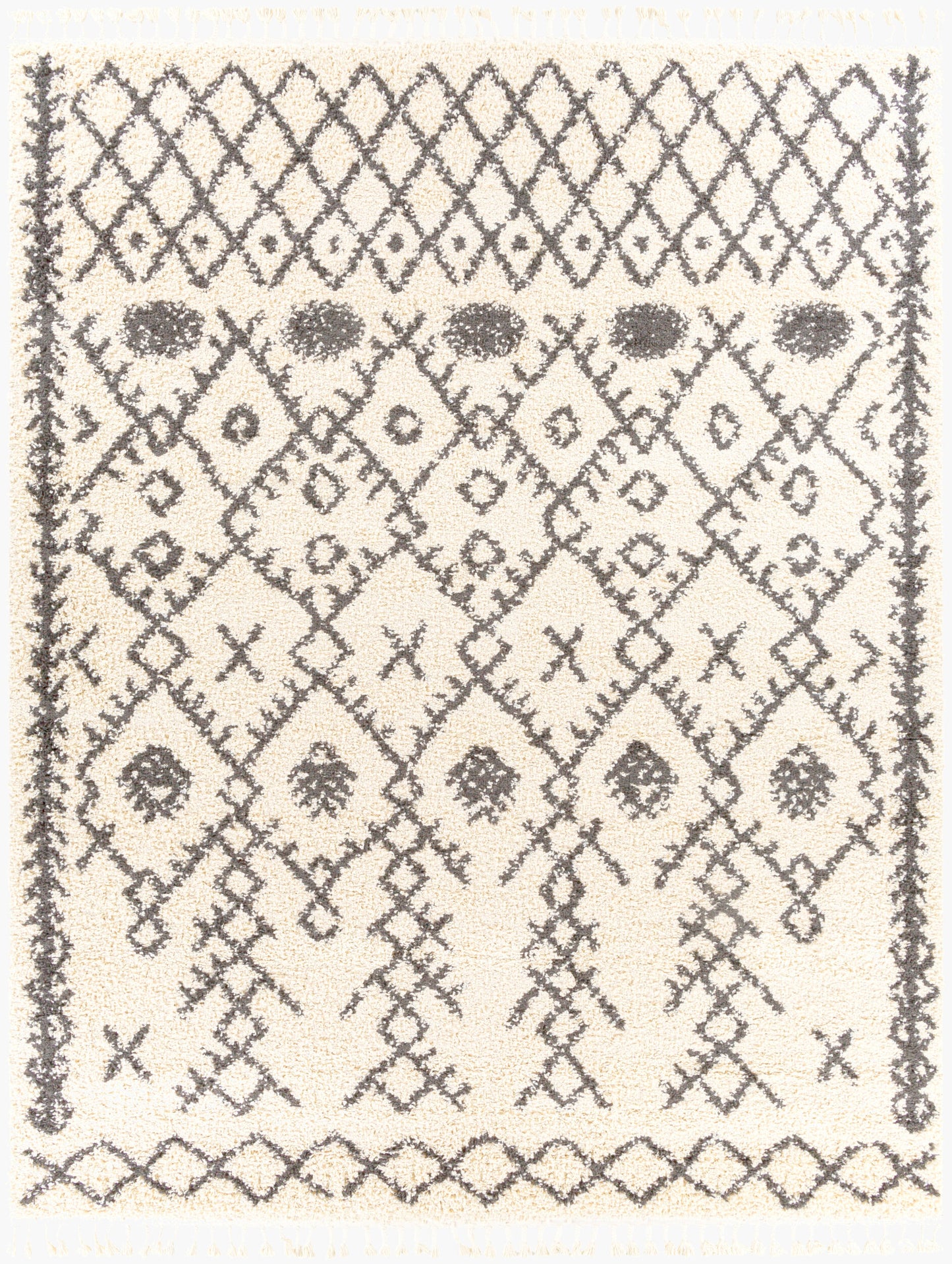 Berber Shag BBE-2302 8' x 10' Machine Woven Area Rug